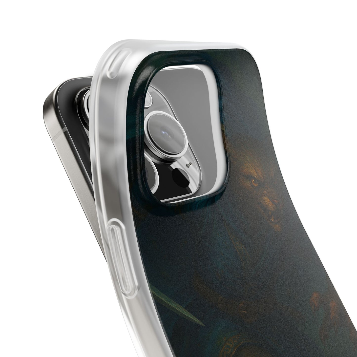 Sutharii Stalker Flexi Case – Jungle Hunter Phone Cover | Fantasy Feline Warrior Art | Loot & Lore Exclusive