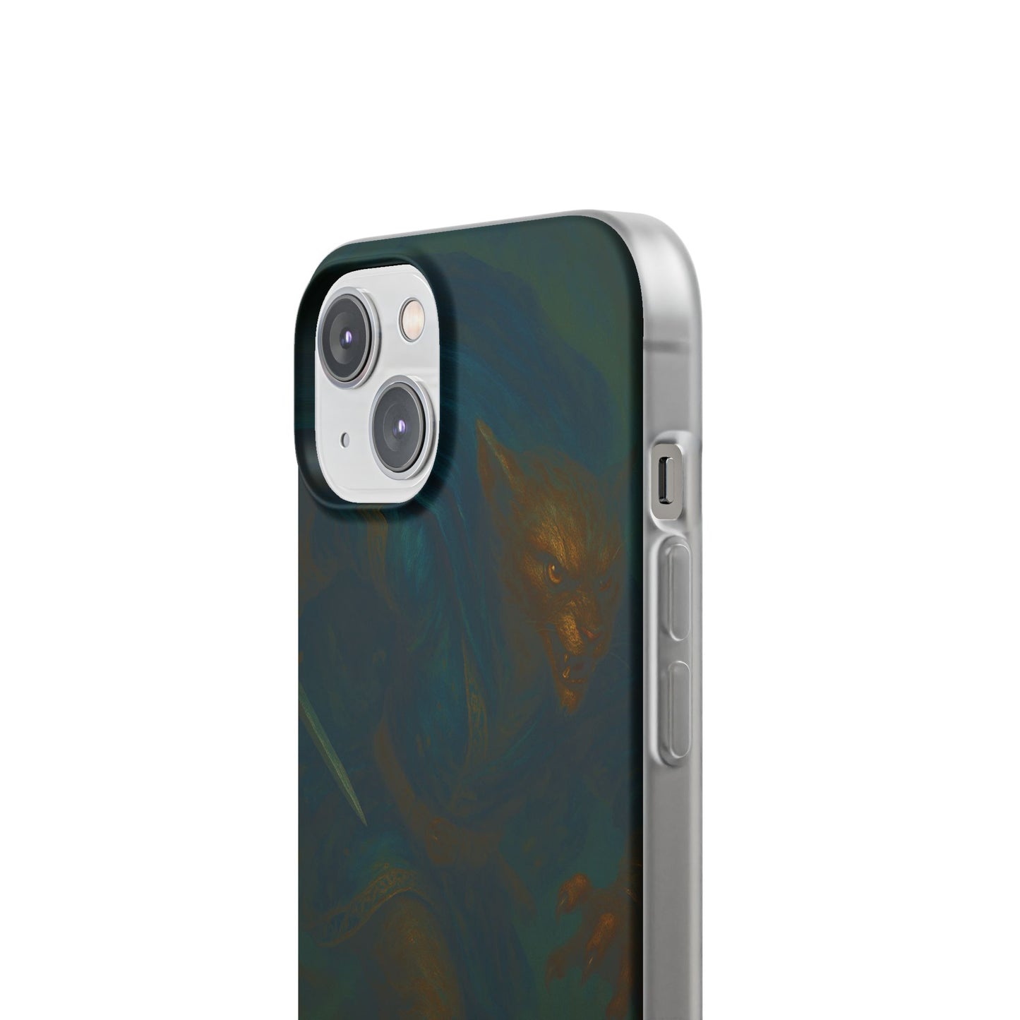 Sutharii Stalker Flexi Case – Jungle Hunter Phone Cover | Fantasy Feline Warrior Art | Loot & Lore Exclusive