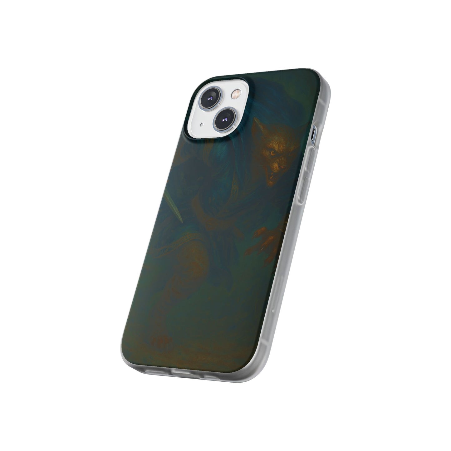 Sutharii Stalker Flexi Case – Jungle Hunter Phone Cover | Fantasy Feline Warrior Art | Loot & Lore Exclusive