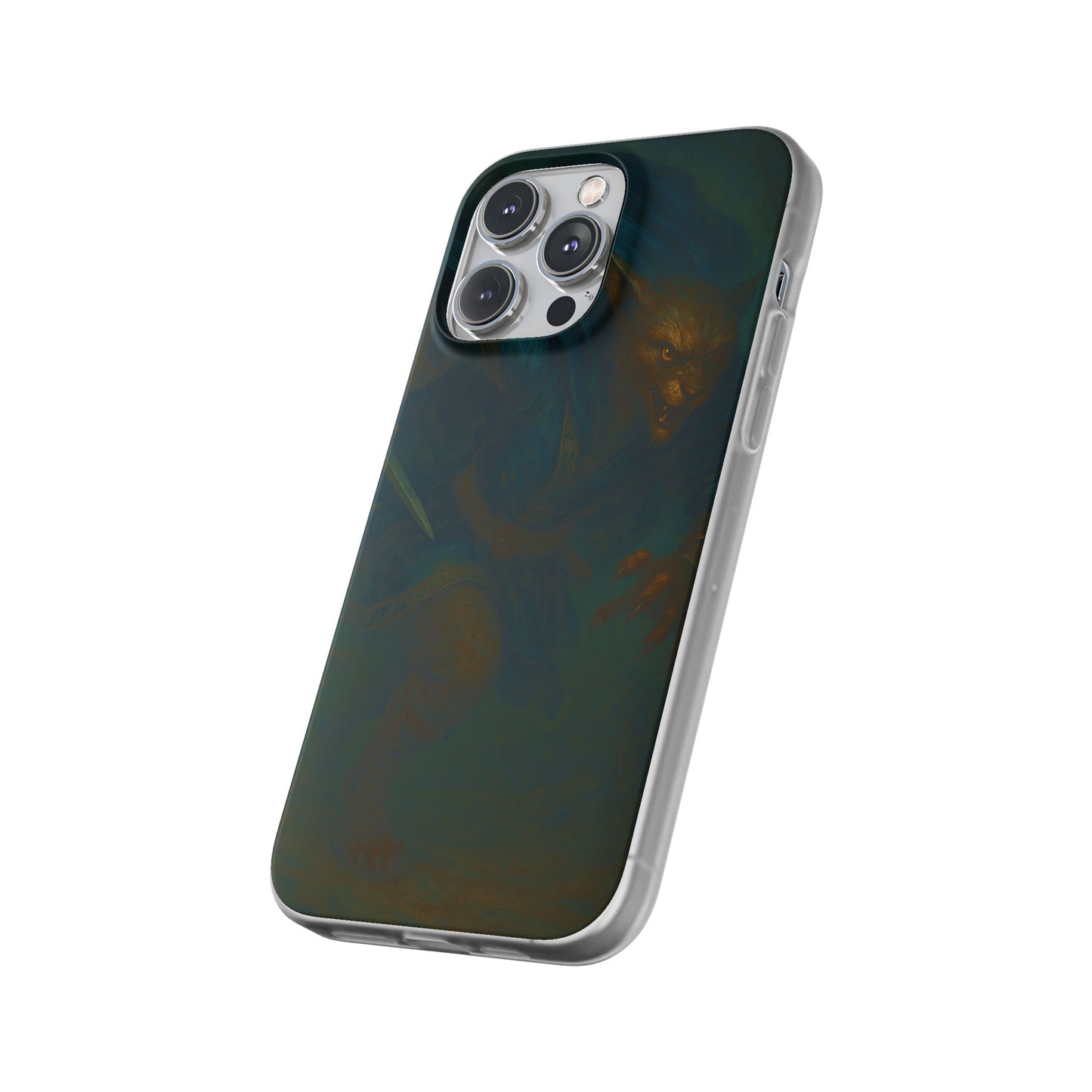 Sutharii Stalker Flexi Case – Jungle Hunter Phone Cover | Fantasy Feline Warrior Art | Loot & Lore Exclusive