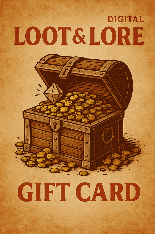 Loot & Lore Gift Card, Dungeons and Dragons online shop [gift for him, for them, for her] [Father's day gift, gift for your brother, gift for valentine's day, for nerds, for D&D]
